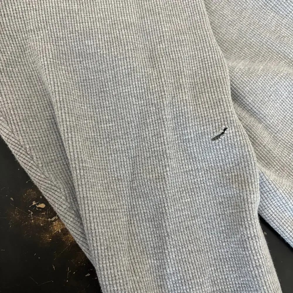 Detroit Lions Gray Thermal Long Sleeve Shirt - Men's Size 5XL - Picture 4 of 7